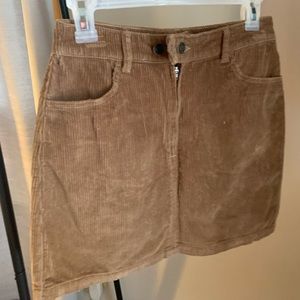 Corduroy skirt